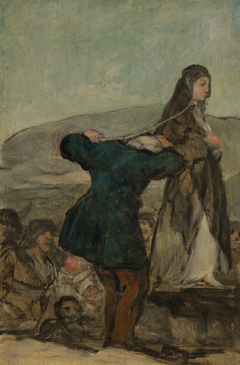 Egzekucja czarownic autorstwa Francisco Jose de Goya y Lucientes