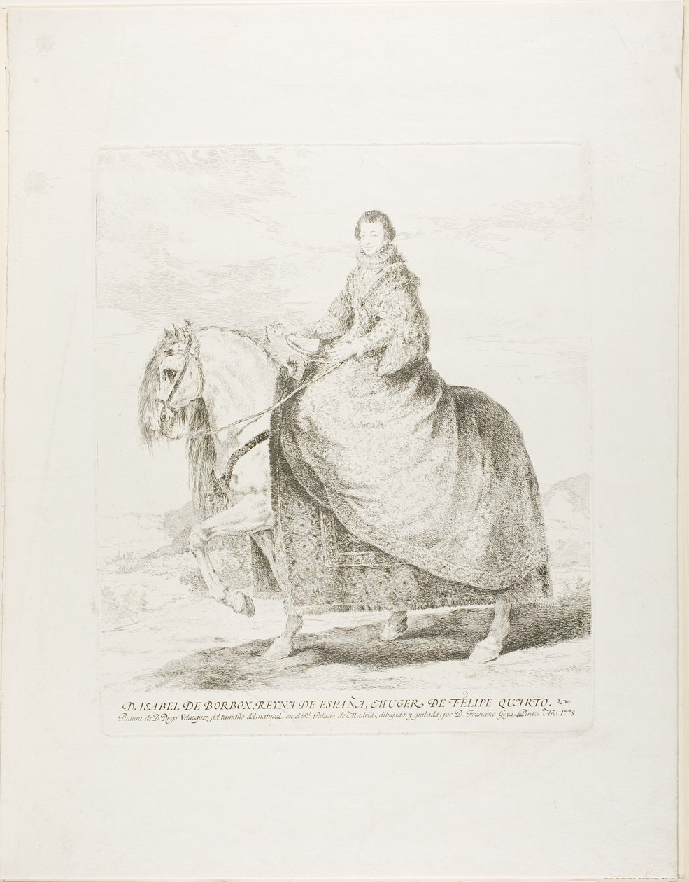 Izabela Burbońska autorstwa Francisco Jose de Goya y Lucientes