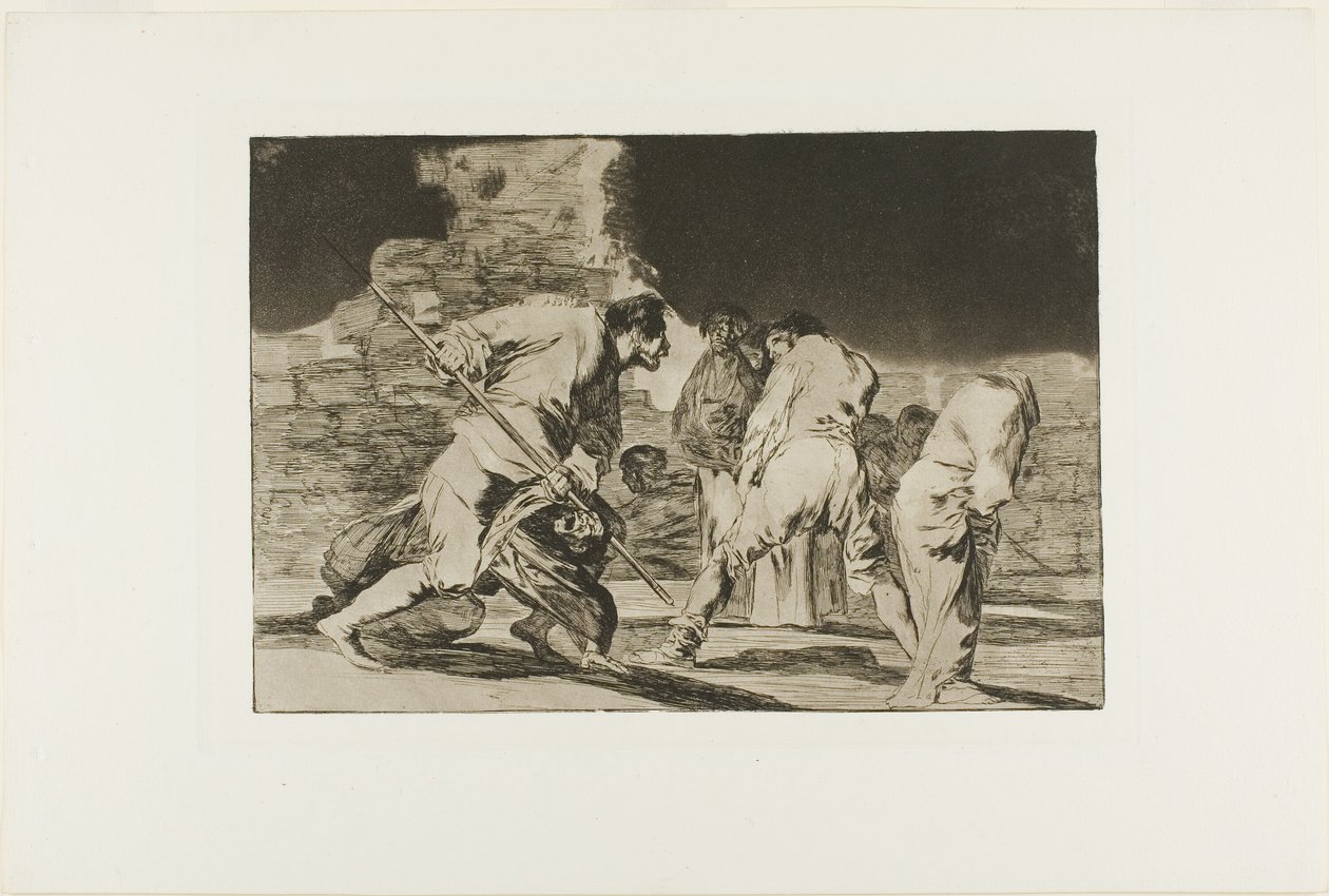 To niesamowite - i zostaliśmy stworzeni przez Boga, płyta szósta z Los Proverbios autorstwa Francisco Jose de Goya y Lucientes