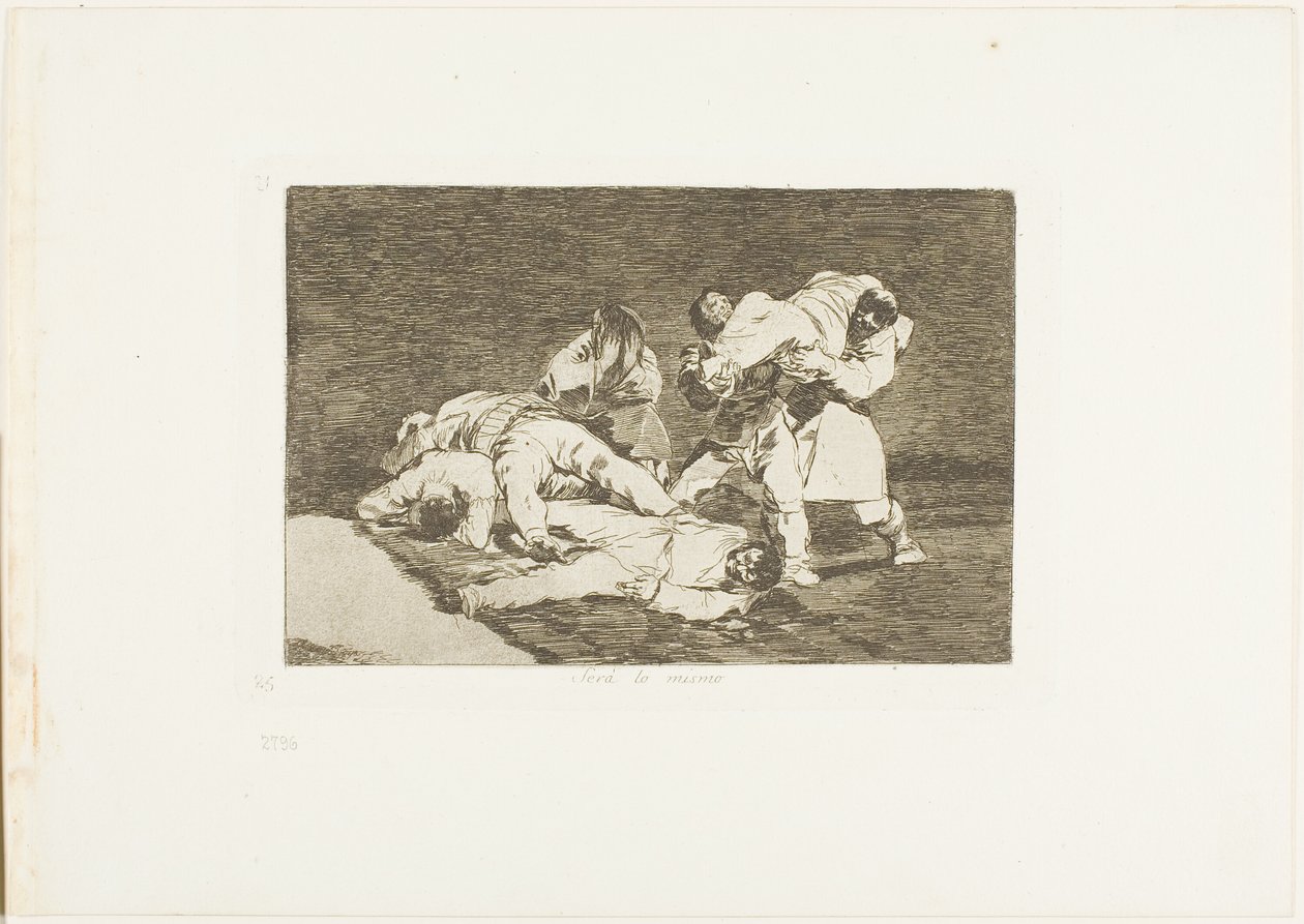 Będzie tak samo, płyta 21 z The Disasters of War autorstwa Francisco Jose de Goya y Lucientes