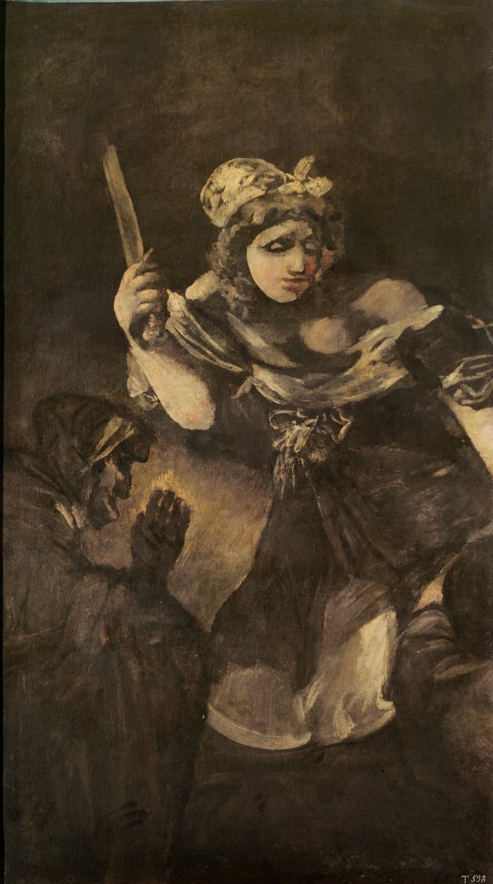 Judyta i Holofernes (olej na płótnie) autorstwa Francisco Jose de Goya y Lucientes