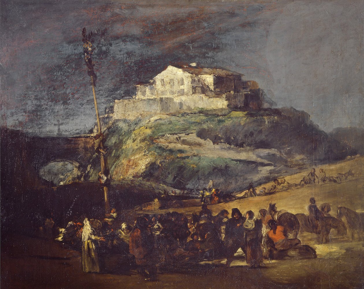 Słup szczęścia autorstwa Francisco Jose de Goya y Lucientes