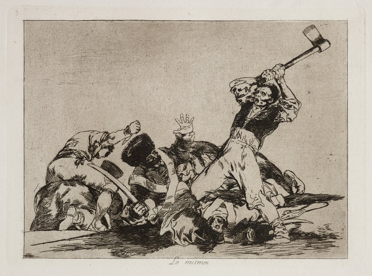 Ten sam autorstwa Francisco Jose de Goya y Lucientes