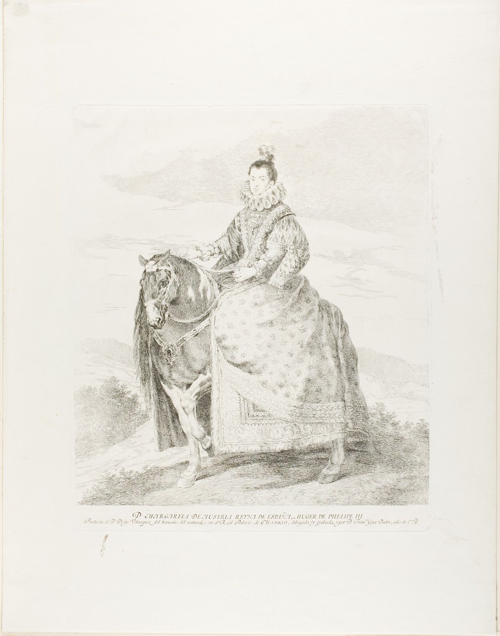 Małgorzata Austriacka autorstwa Francisco Jose de Goya y Lucientes