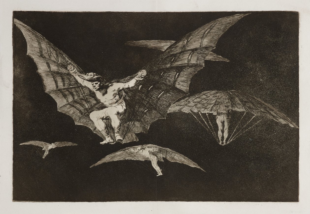Modo de volar (Tapa lentää) polish autorstwa Francisco Jose de Goya y Lucientes