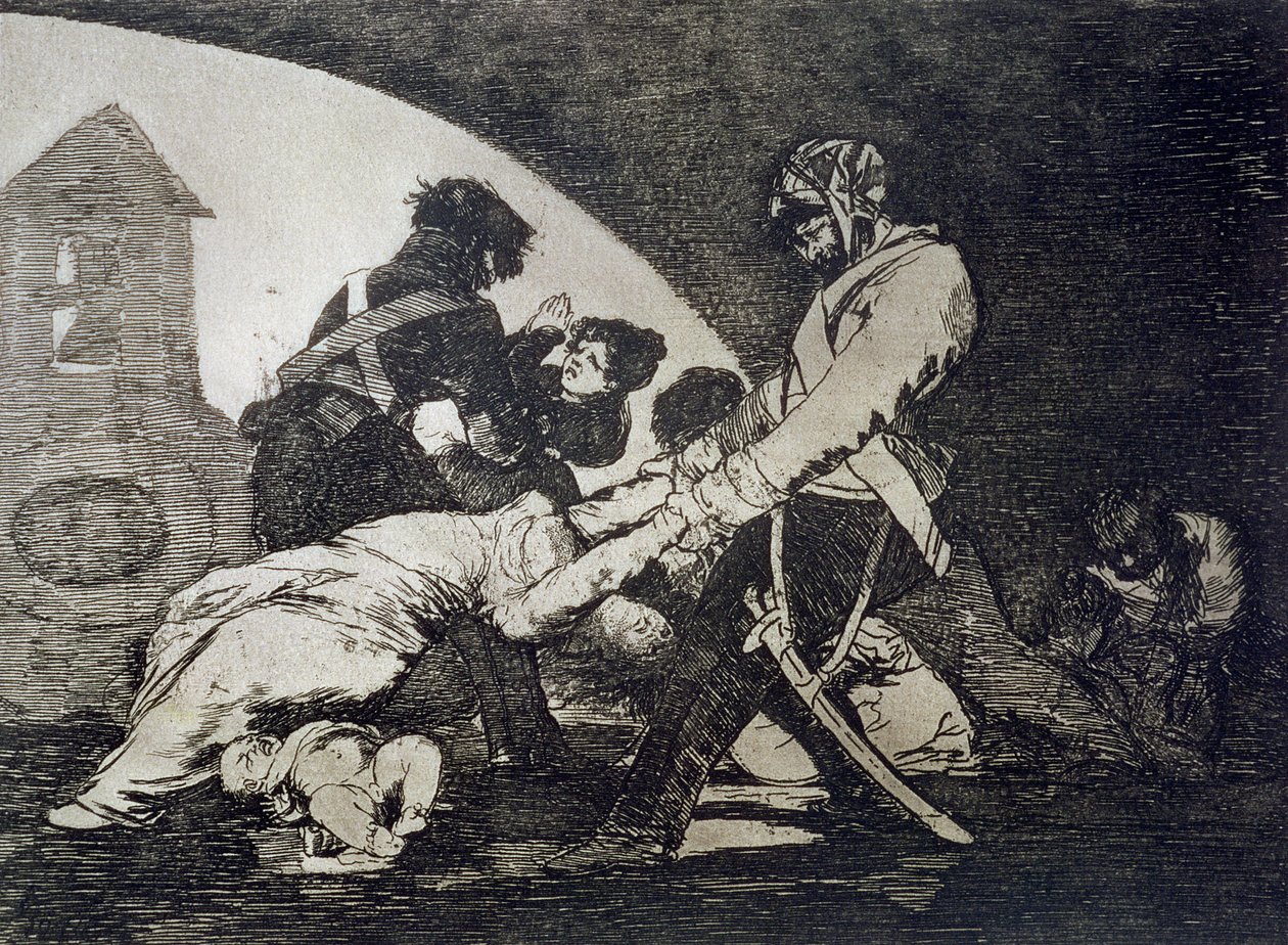Ani te, płyta 11 „Klęski wojny” autorstwa Francisco Jose de Goya y Lucientes
