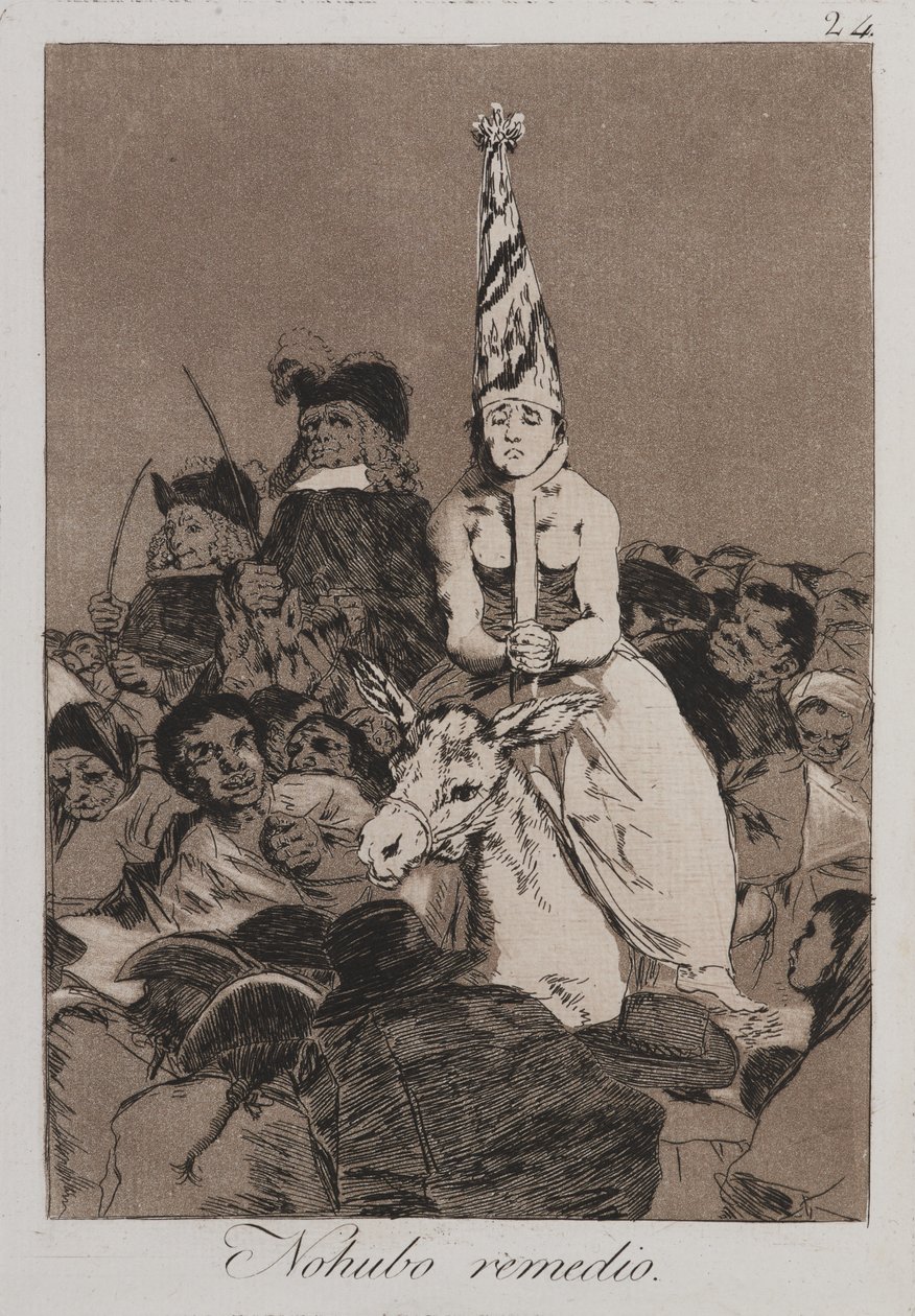 Nic nie można było z tym zrobić (Nohubo remedio) autorstwa Francisco de Goya