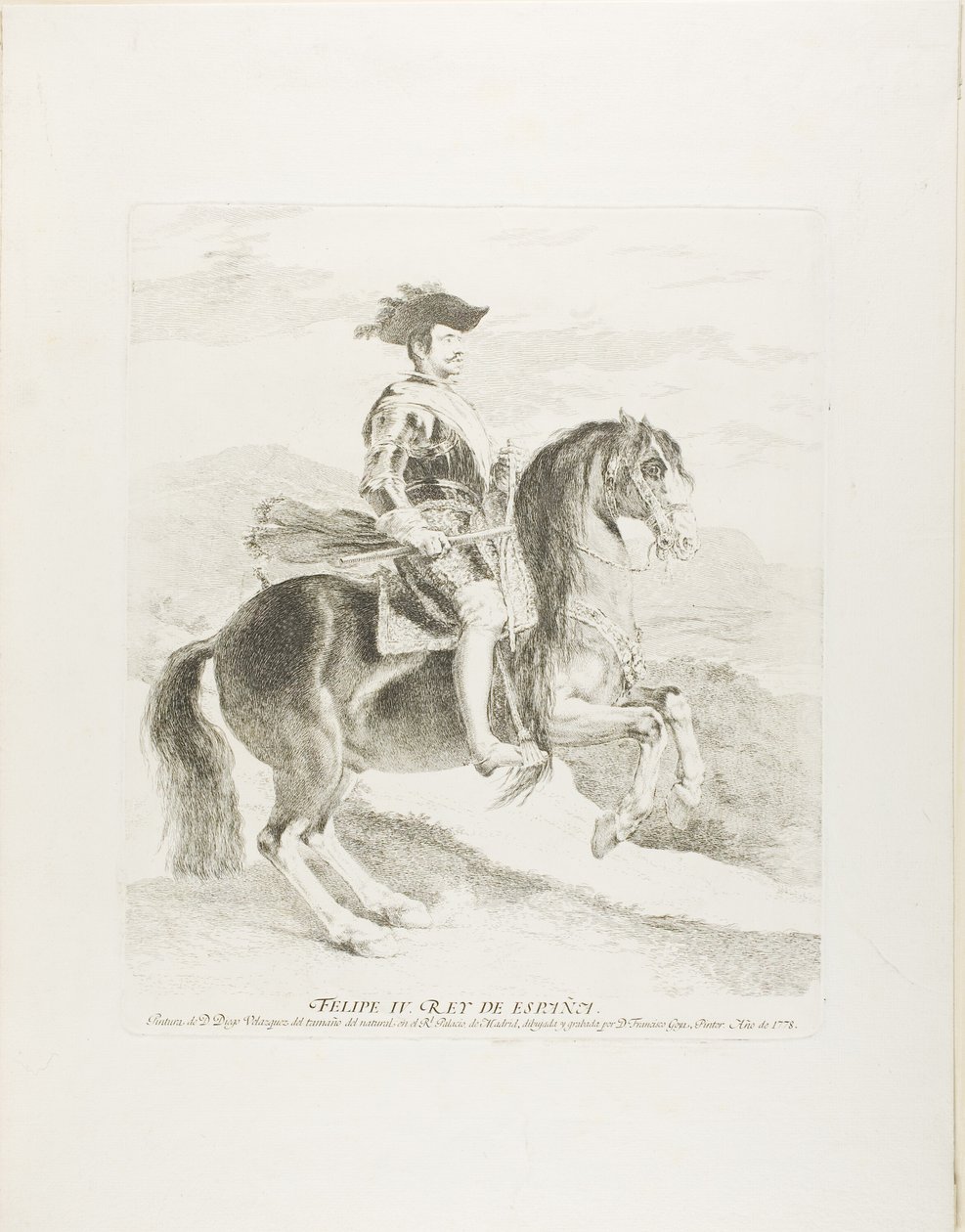 Filip V autorstwa Francisco Jose de Goya y Lucientes