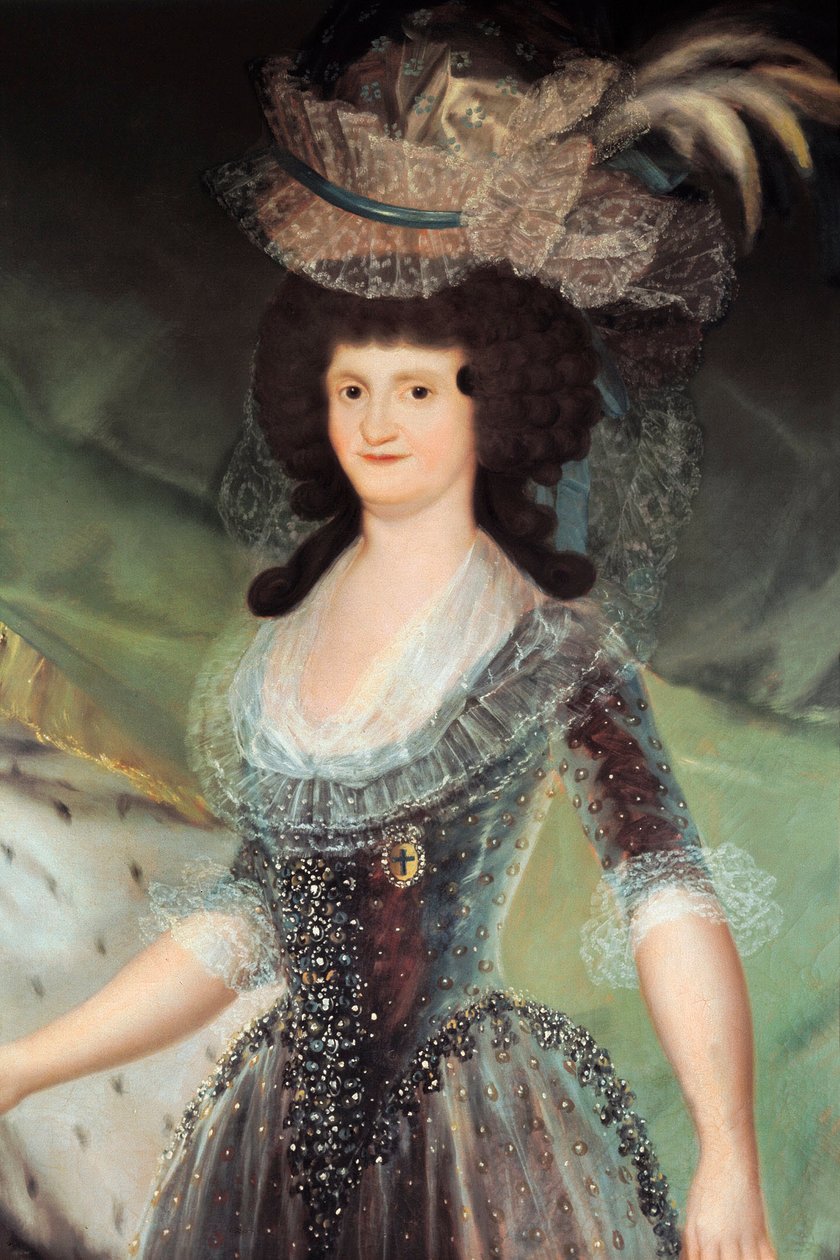 Portret Marii Luizy z Parmy (Maria Luisa de Parma autorstwa Francisco Jose de Goya y Lucientes