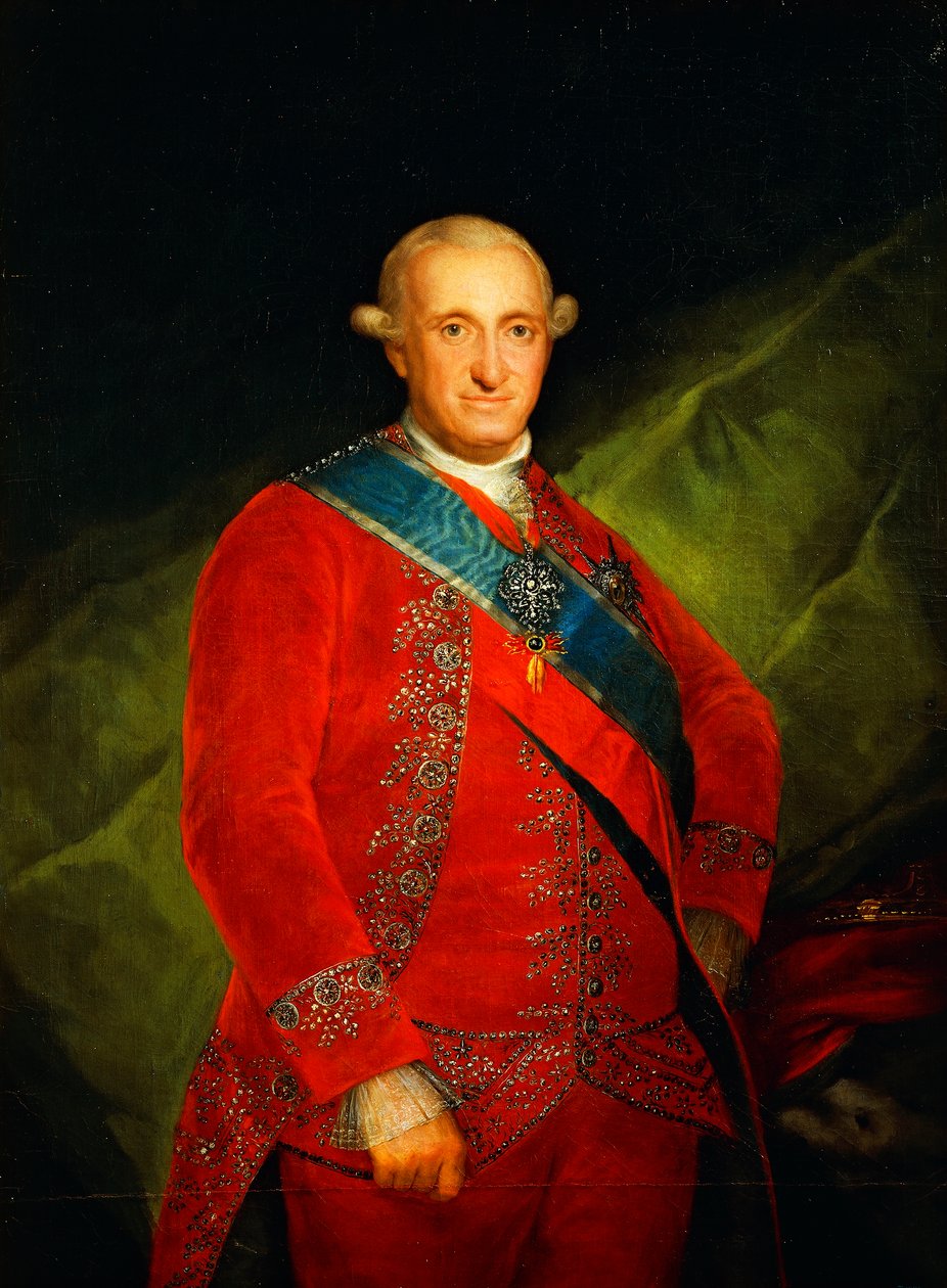 Portret Karola IV Burbona (Portici autorstwa Francisco Jose de Goya y Lucientes