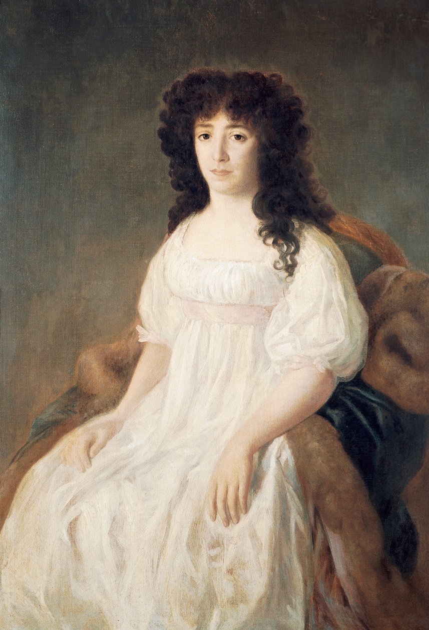 Portret hrabiny Casa Flores autorstwa Francisco de Goya (1746-1828) autorstwa Francisco Jose de Goya y Lucientes