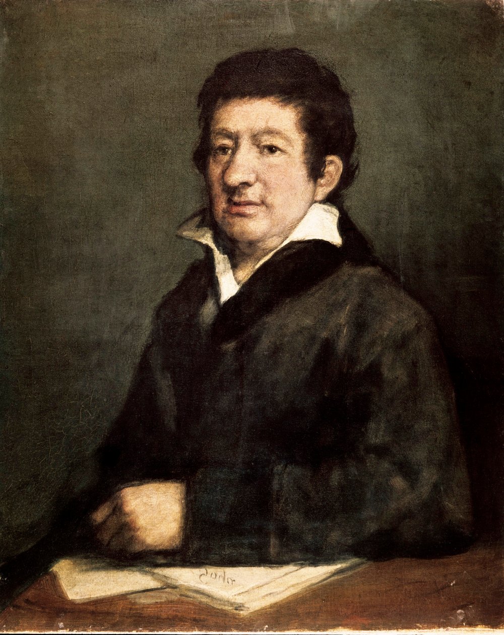 Portret Leandro Fernandeza de Moratina (1760-1828), hiszpańskiego poety i dramaturga. Obraz Francisa de Goya i Lucientesa (1746-1828) autorstwa Francisco de Goya