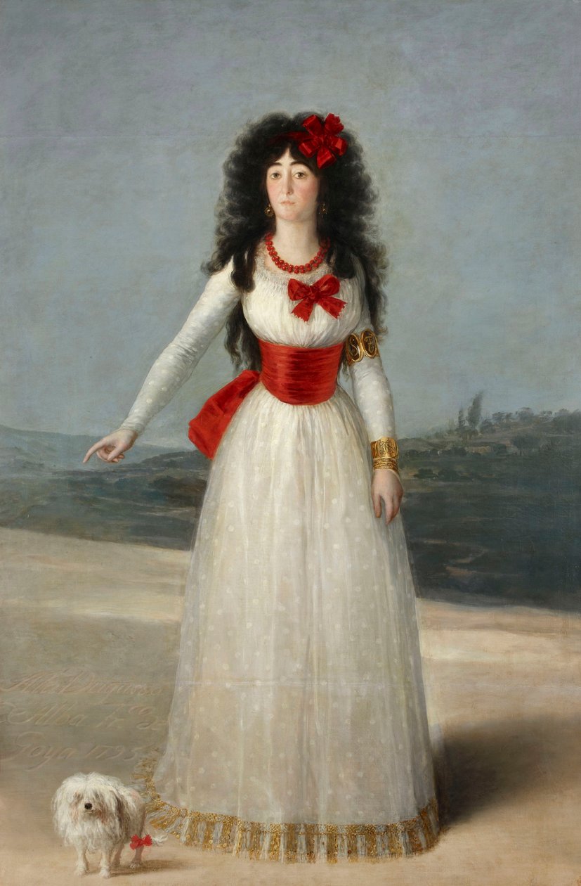 Portret Marii Cayetany de Silva (1762-1802) Duchesse d