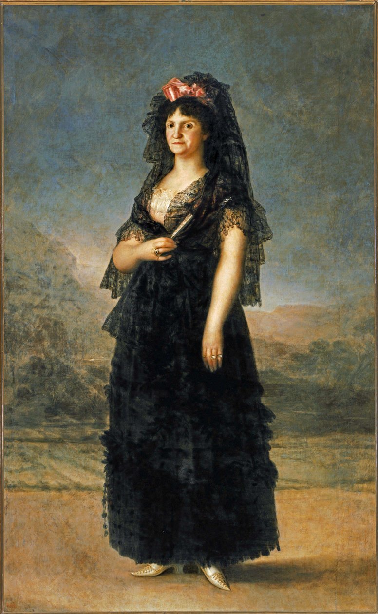 Królowa Maria Luiza ... (obraz na płótnie) autorstwa Francisco Jose de Goya y Lucientes