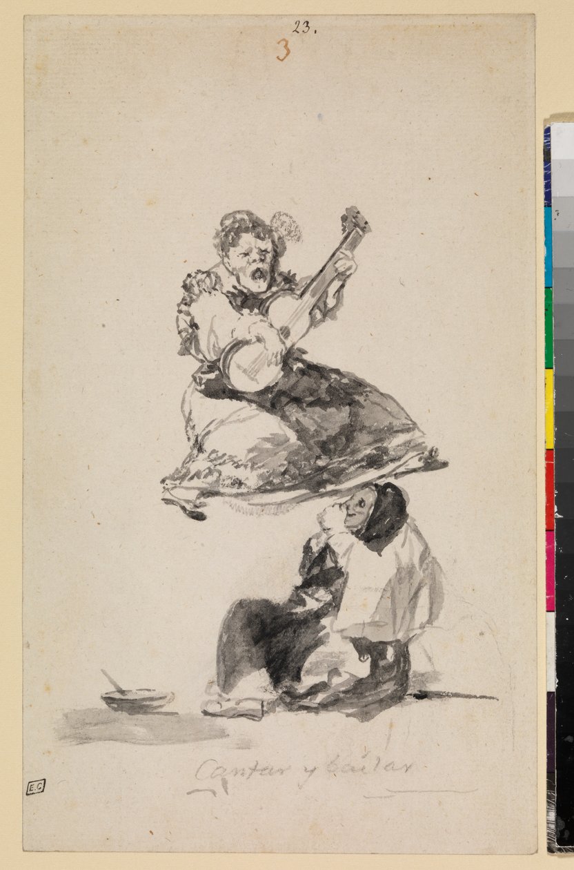 Śpiewać i tańczyć autorstwa Francisco de Goya
