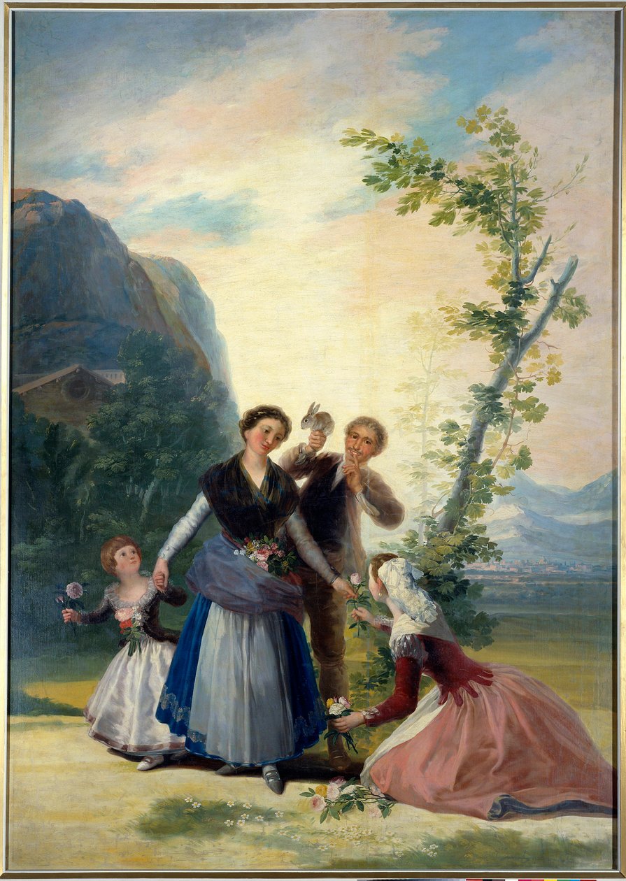Obraz wiosenny Francisco de Goya (1746-1828) XIX wiek. Ciemny. 2,77 x 1,92 m. Madryt. Muzeum Prado autorstwa Francisco de Goya