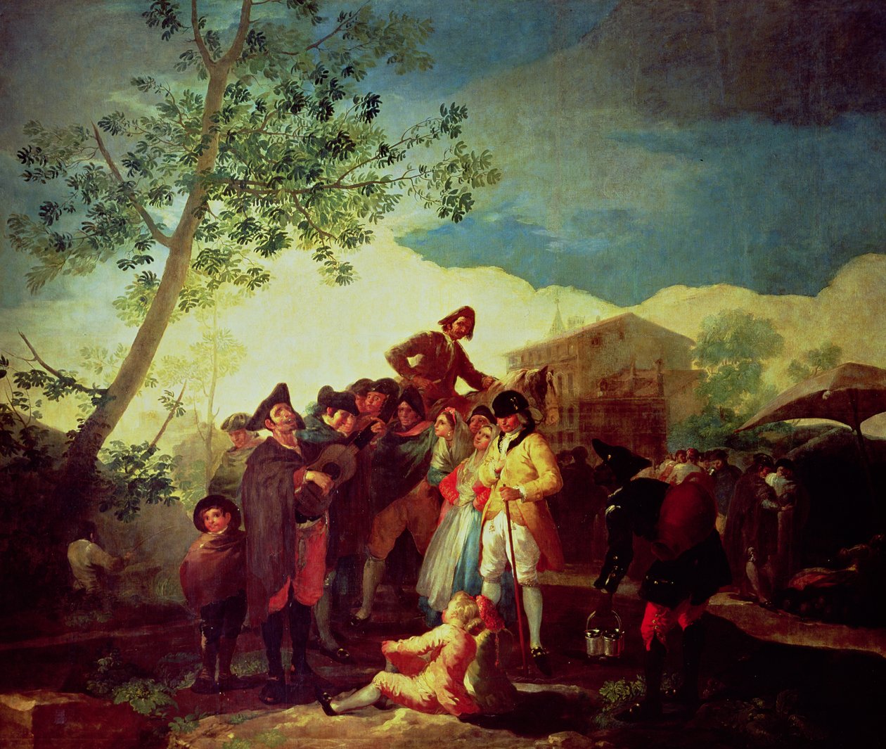 Ślepy gitarzysta, ok. 1778 (olej na płótnie) autorstwa Francisco Jose de Goya y Lucientes