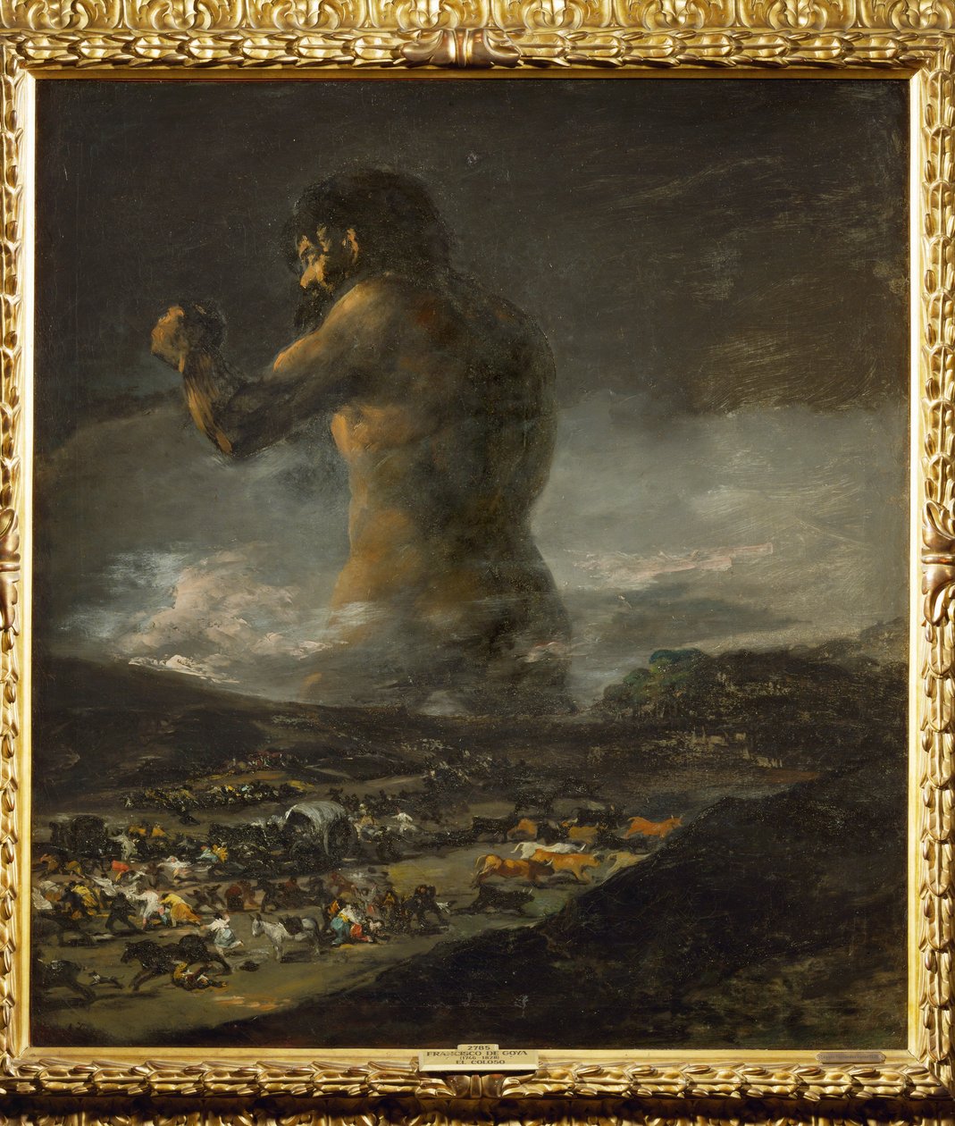 Kolos ... (obraz na płótnie) autorstwa Francisco Jose de Goya y Lucientes