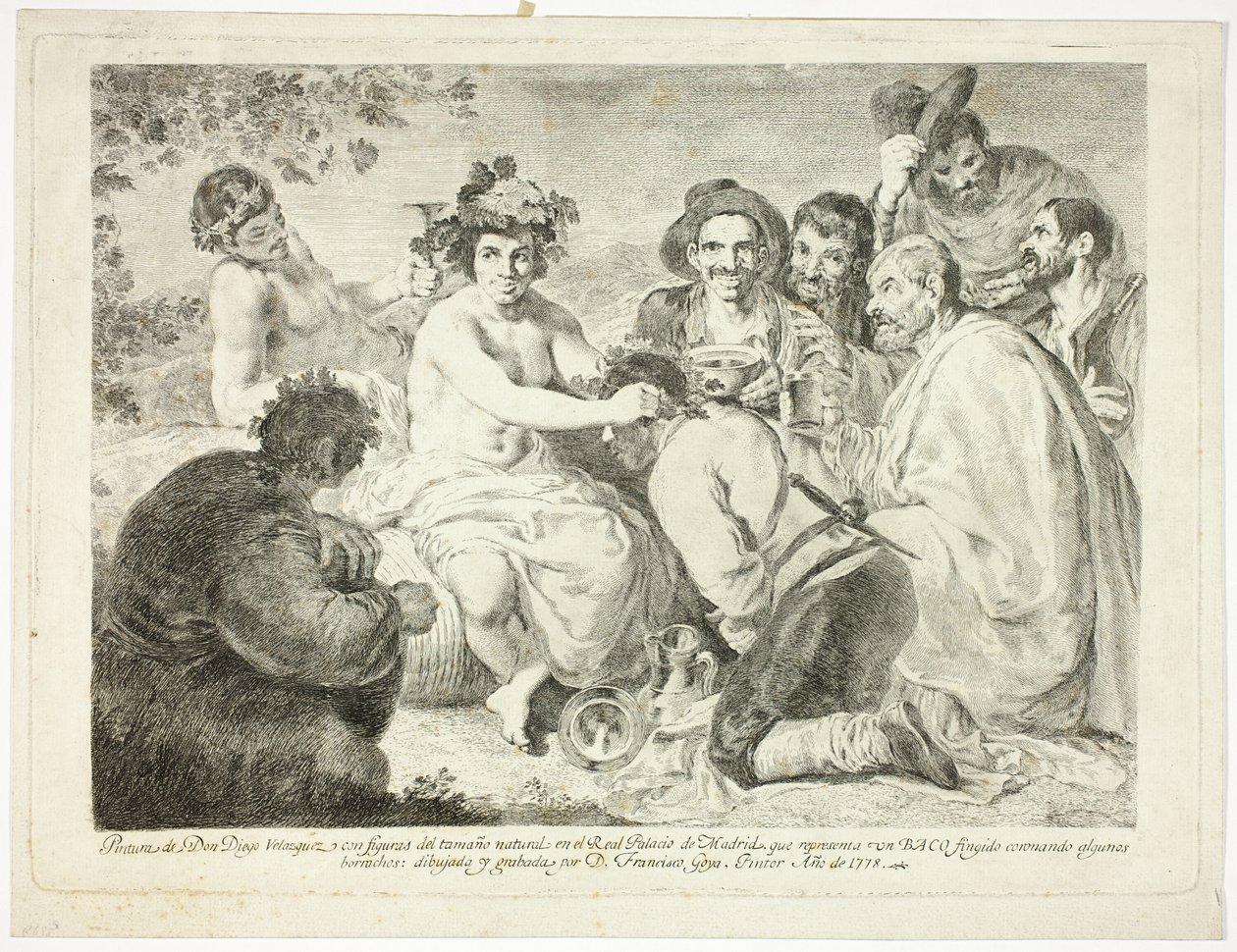 Pijacy autorstwa Francisco Jose de Goya y Lucientes