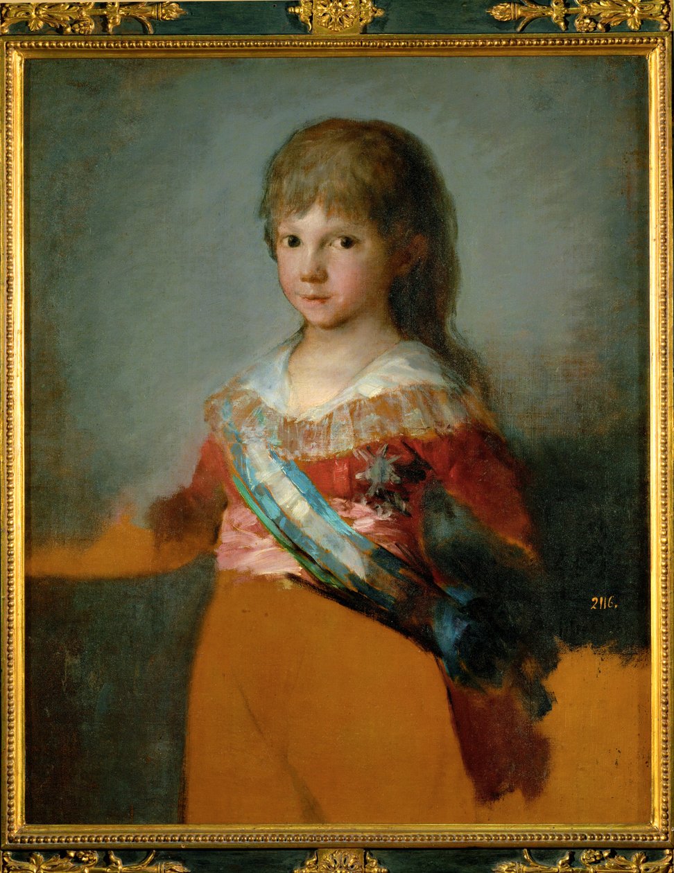 Infante Don Francisco de Paula Antonio (obraz na płótnie) autorstwa Francisco Jose de Goya y Lucientes