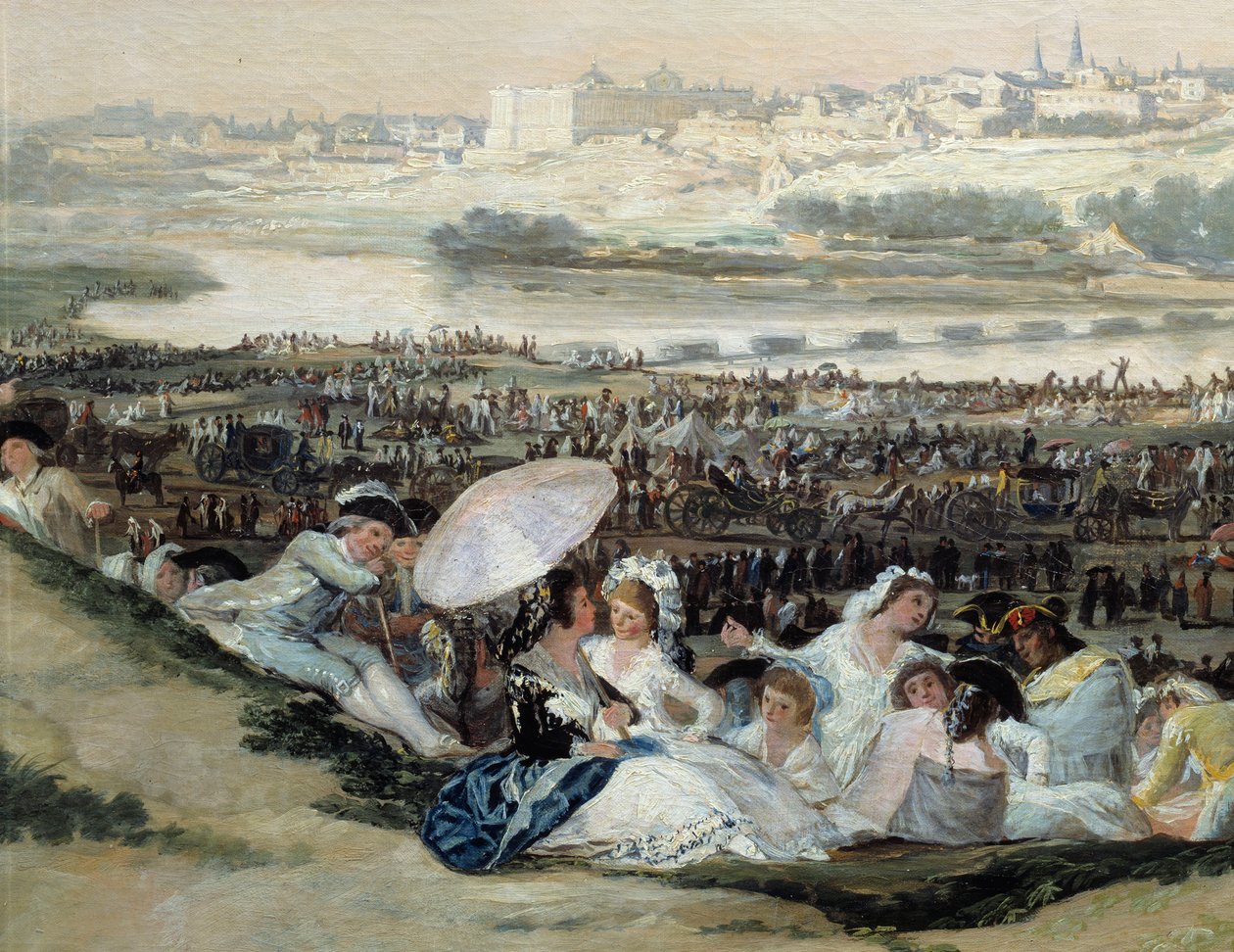 Preria San Isidro (San Isidro) - Obraz Francisco De Goya (1746-1828) autorstwa Francisco de Goya