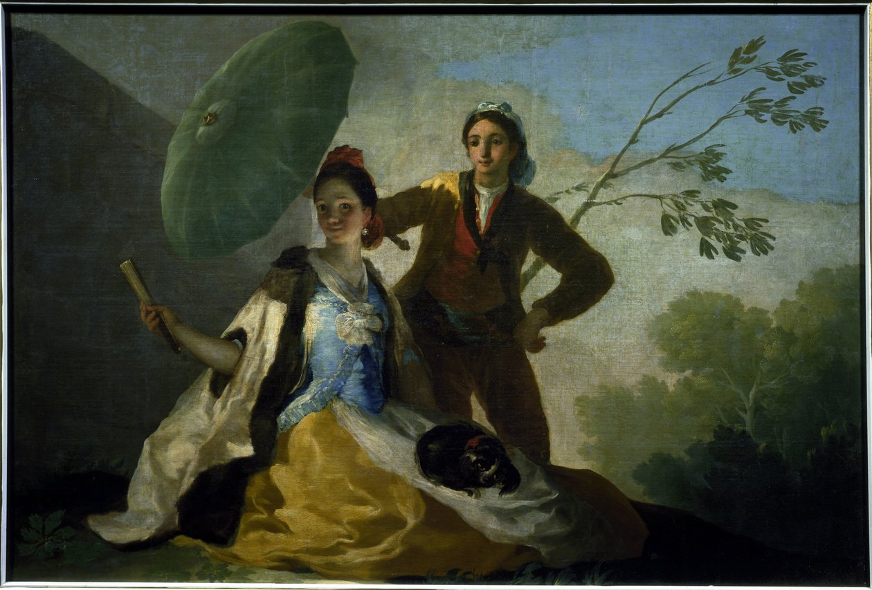 Parasol - Obraz Francisco Goya y Lucientes autorstwa Francisco de Goya