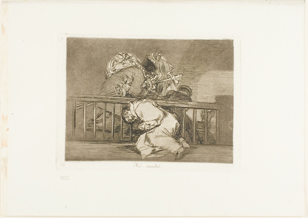 Tak to się stało, płyta 47 z The Disasters of War autorstwa Francisco Jose de Goya y Lucientes