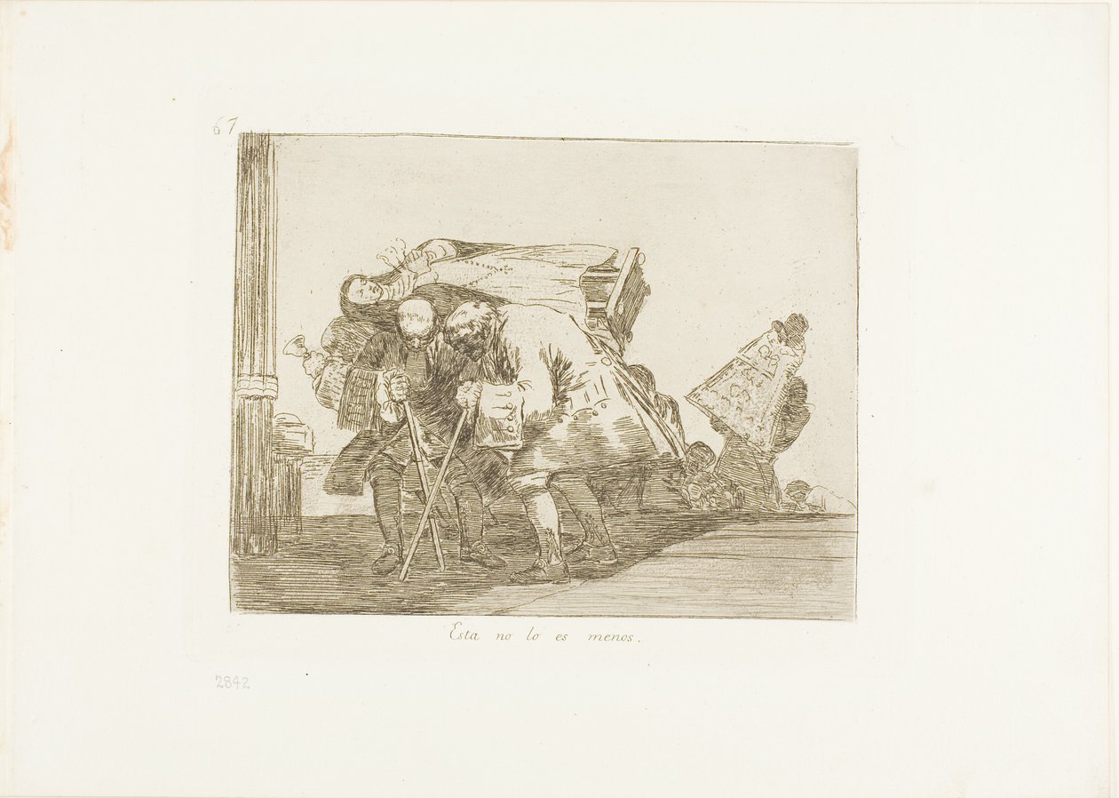 To nie mniej, płyta 67 z The Disasters of War autorstwa Francisco Jose de Goya y Lucientes
