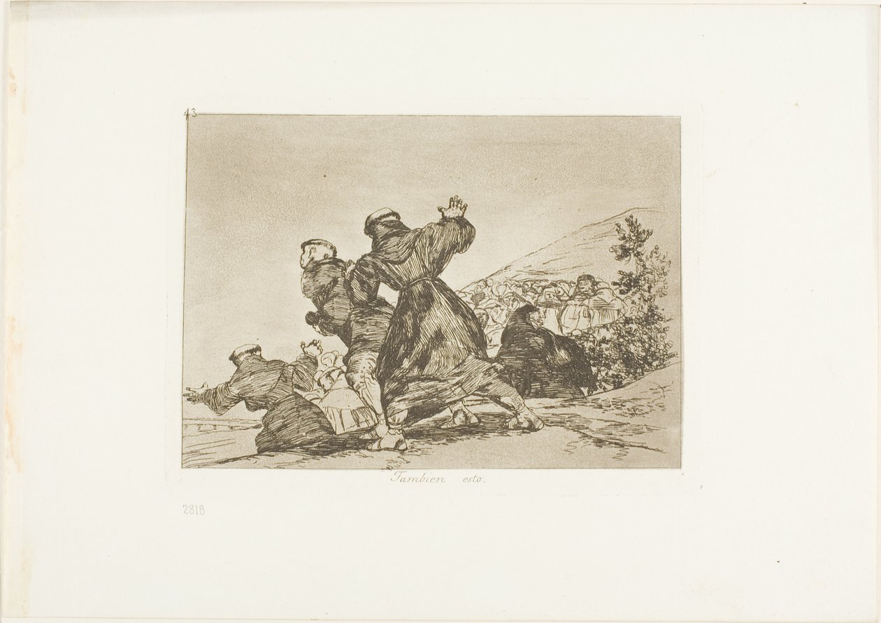 To też, płyta 43 z The Disasters of War autorstwa Francisco Jose de Goya y Lucientes