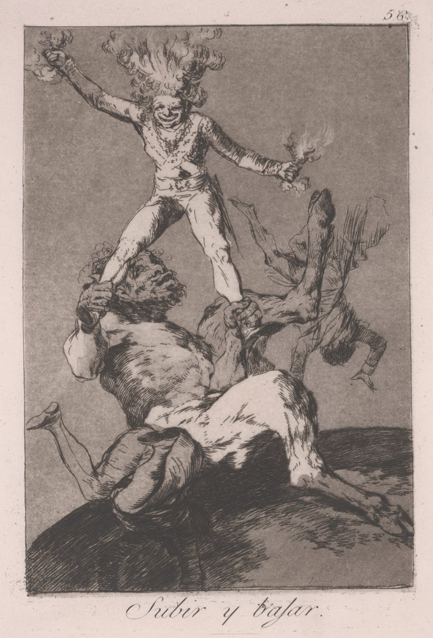 Powstawać i upaść autorstwa Francisco de Goya