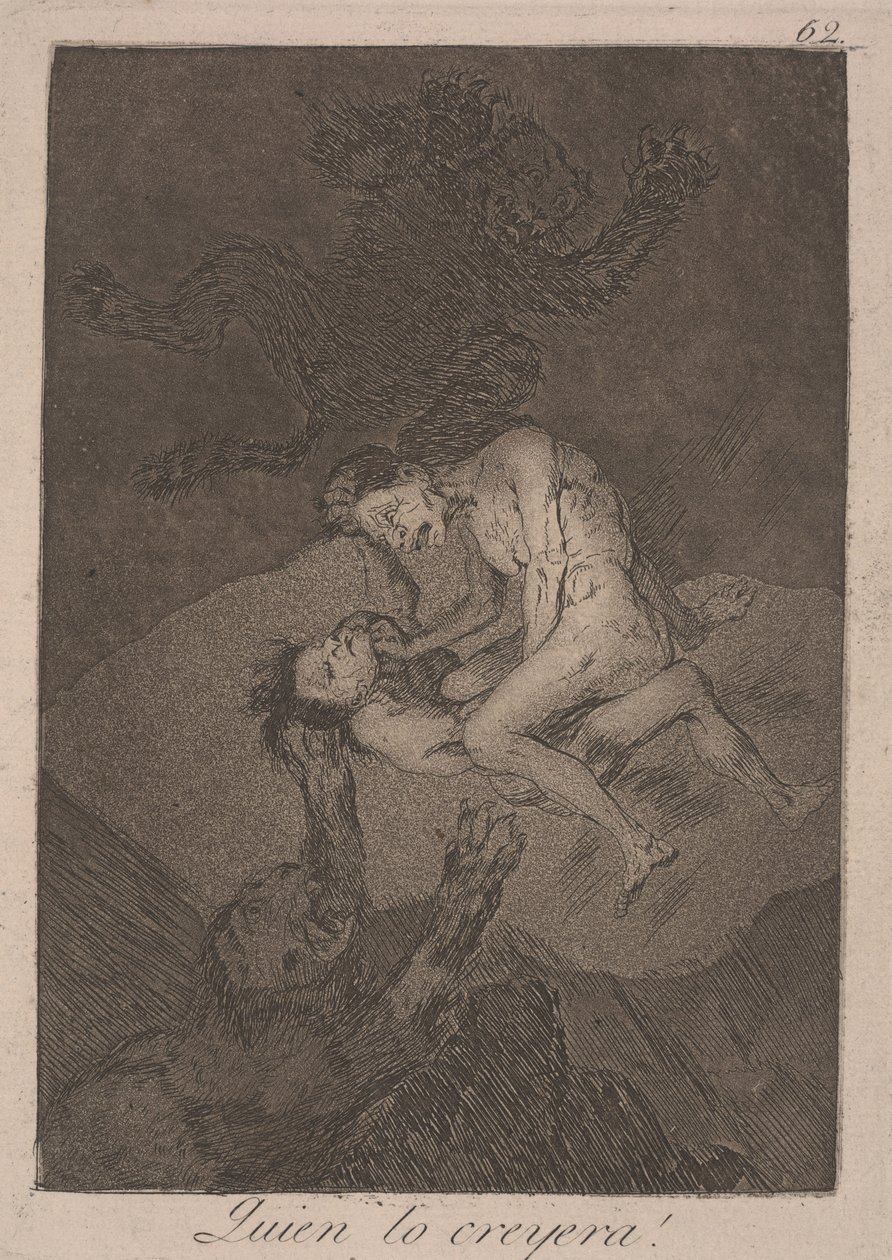 Kto by na to pomyślał! (Quien lo creyera!) autorstwa Francisco de Goya