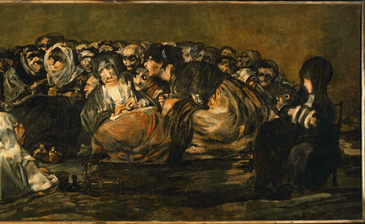 Sabat czarownic ... (obraz na płótnie) autorstwa Francisco Jose de Goya y Lucientes