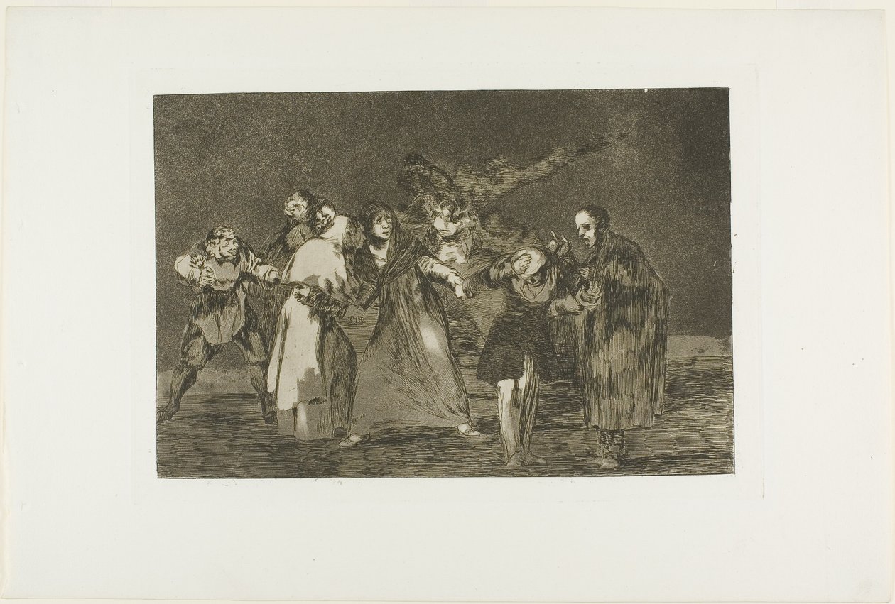 Rany goją się szybciej niż pospieszne słowa, płyta 16 z Los Proverbios autorstwa Francisco Jose de Goya y Lucientes