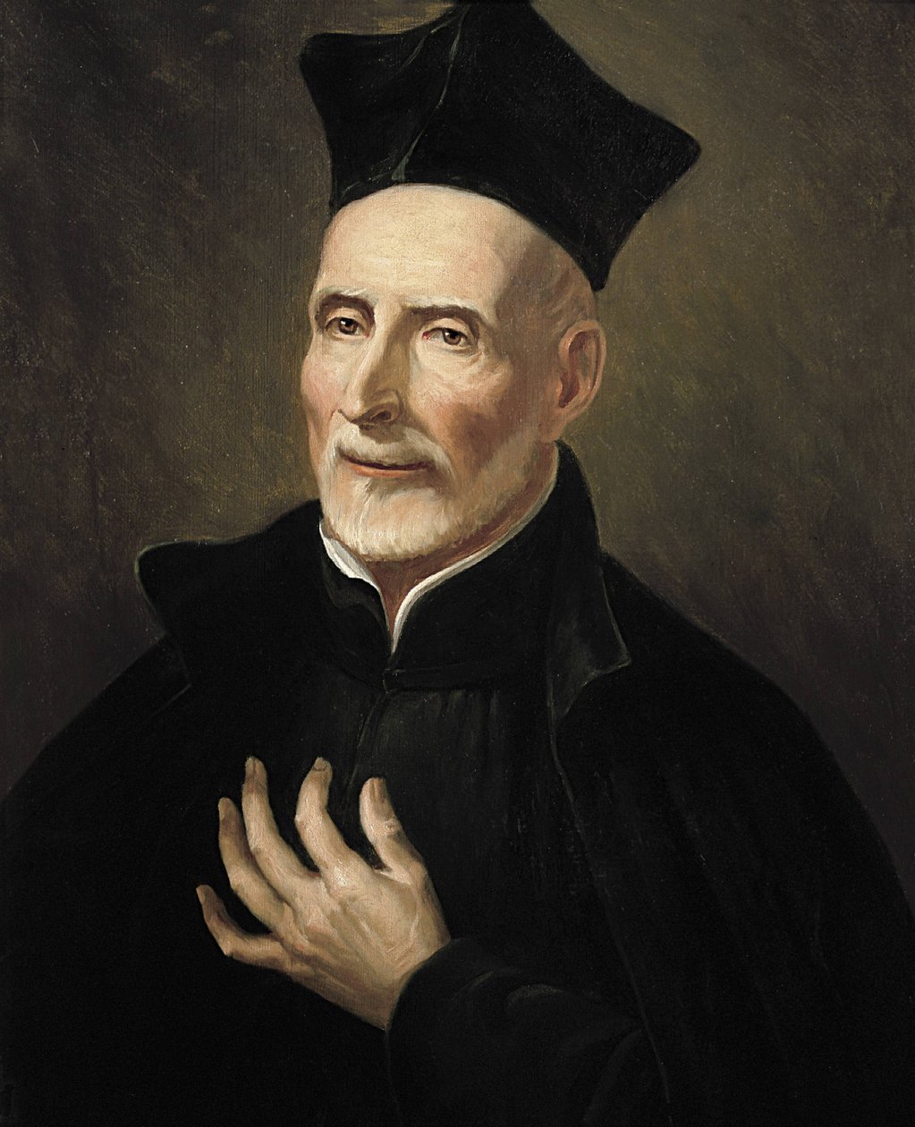 Calasanz, São José (1556-1648). Religioso e pedagogo espanhol. São José Calasanctius (óleo sobre tela) polimento autorstwa Francisco Jover y Casanova