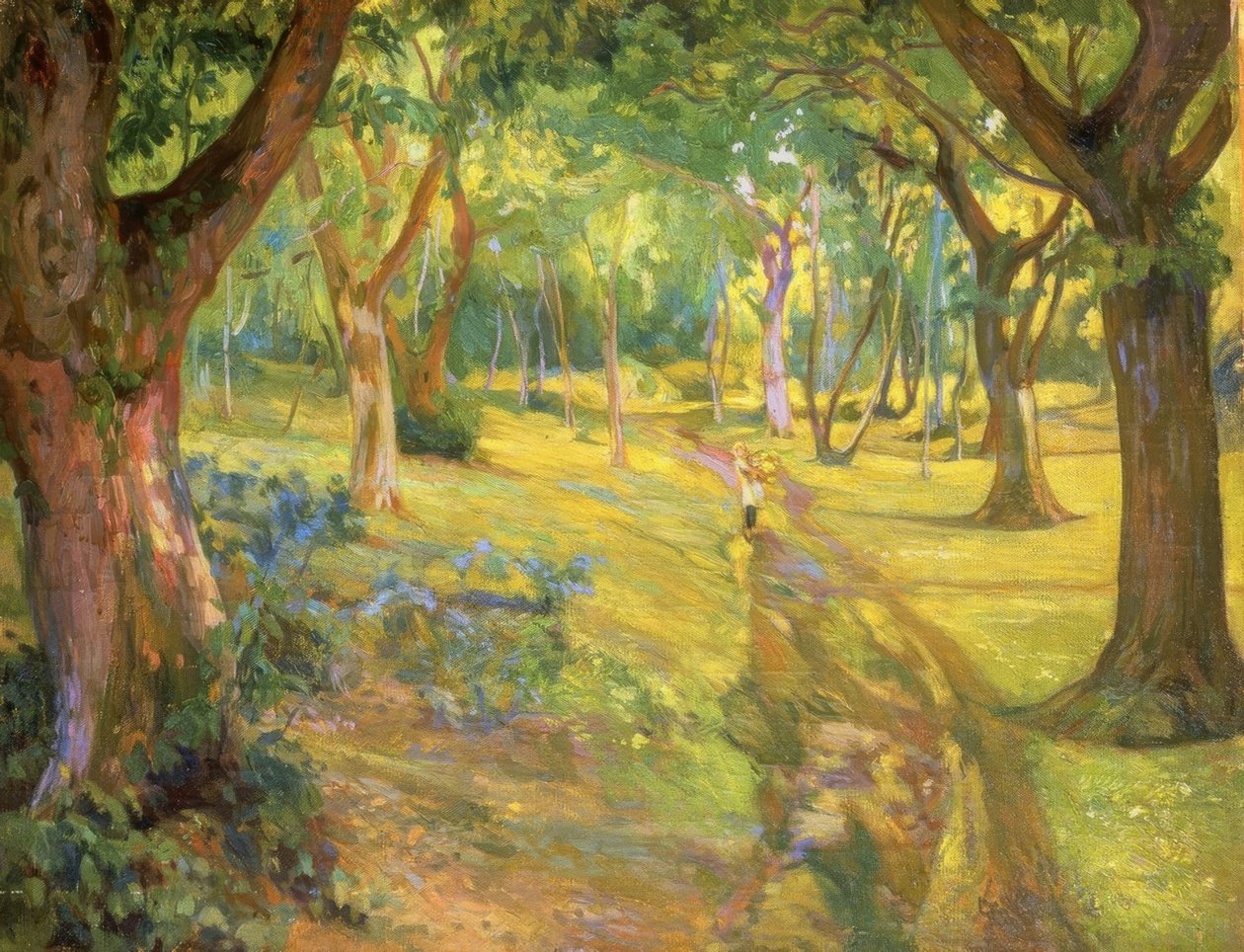 LAS - 1923 - OLEJ / PŁÓTNO - 90X68 CM autorstwa Francisco Llorens Diaz