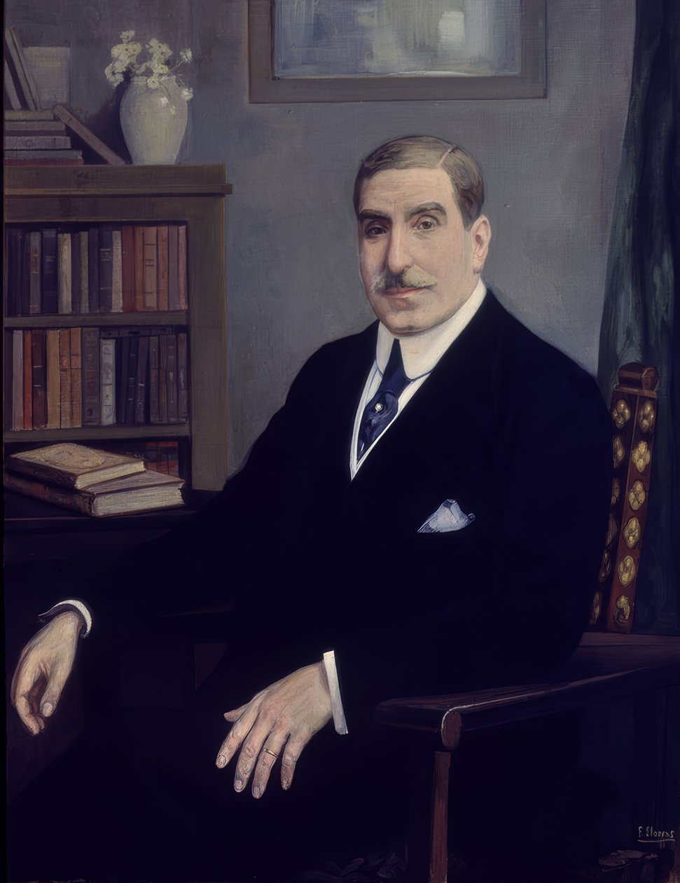 PORTRET JOAQUINA SANCHEZA DE TOCA autorstwa Francisco Llorens Diaz