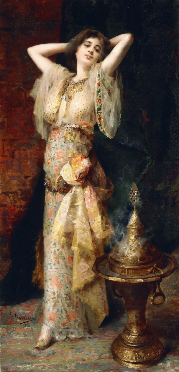Odaliska, 1898 autorstwa Francisco Masriera y Manovens