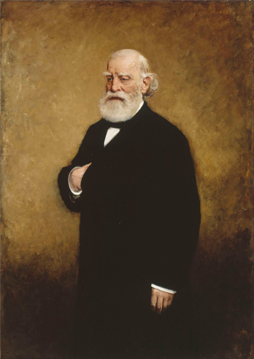 Portret Francois-Vincent Raspail 1794-1878, 1878. autorstwa Francisco Miralles