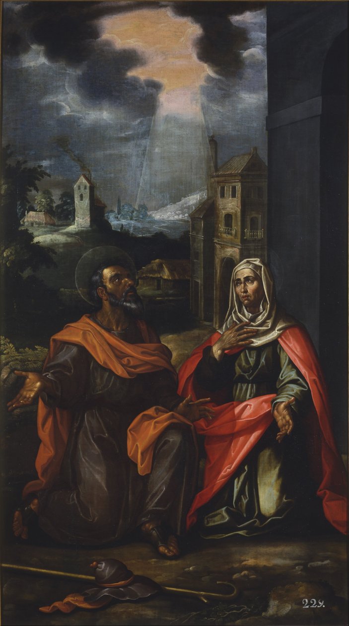 San Joaquín i Santa Ana autorstwa Francisco Pacheco