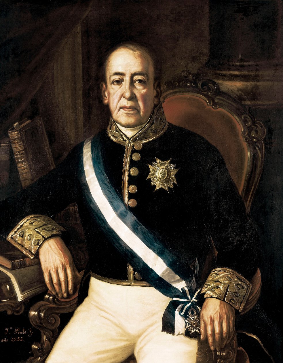 Portret Don Jose Manuela de Vadillo autorstwa Francisco Prats y Velasco