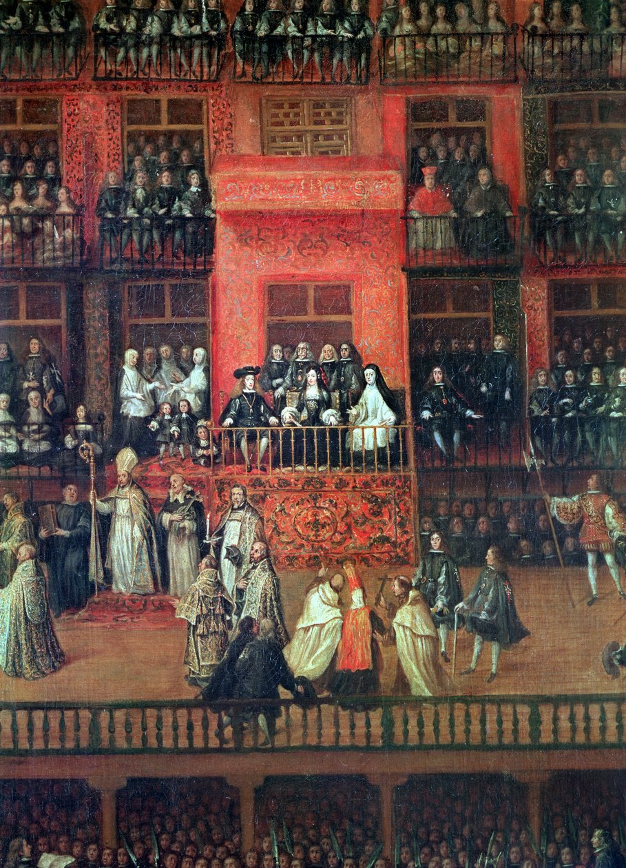 Auto de Fe na Plaza Mayor, Madryt, 30 czerwca 1680 (więcej) autorstwa Francisco Rizi