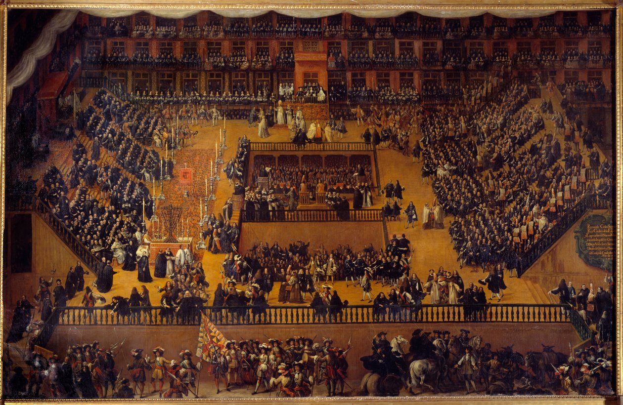Ceny Inkwizycji: „”Autodafe na Plaza Mayor w Madrycie w obecności Karola II (Carlos II autorstwa Francisco Rizi