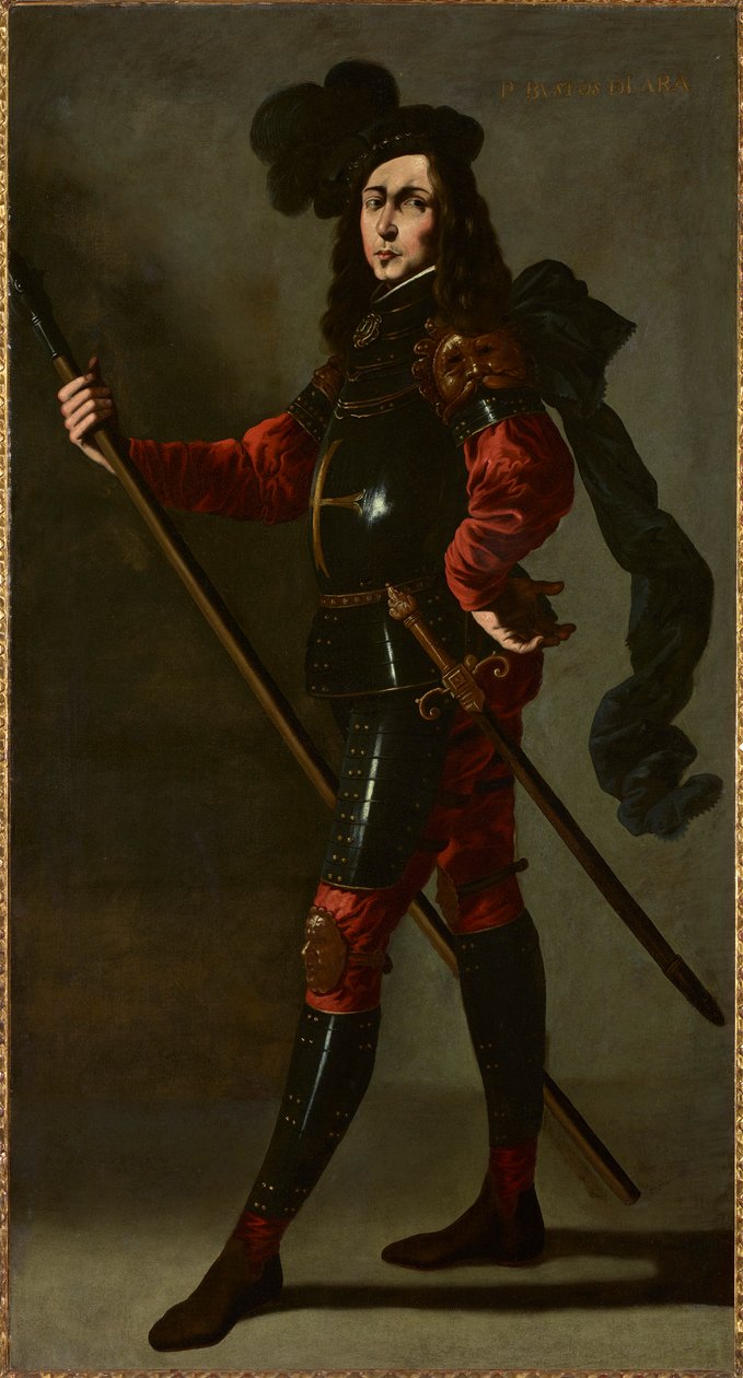 Infante P. Bustos de Lara, ok. 1640-1645. autorstwa Francisco de Zurbaran