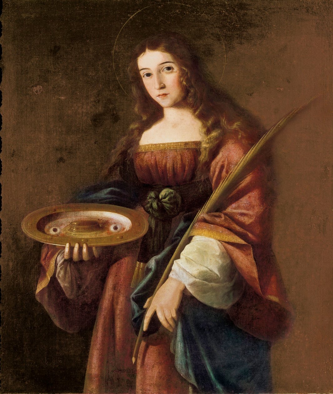 Św. Łucja autorstwa Francisco de (circle of) Zurbaran