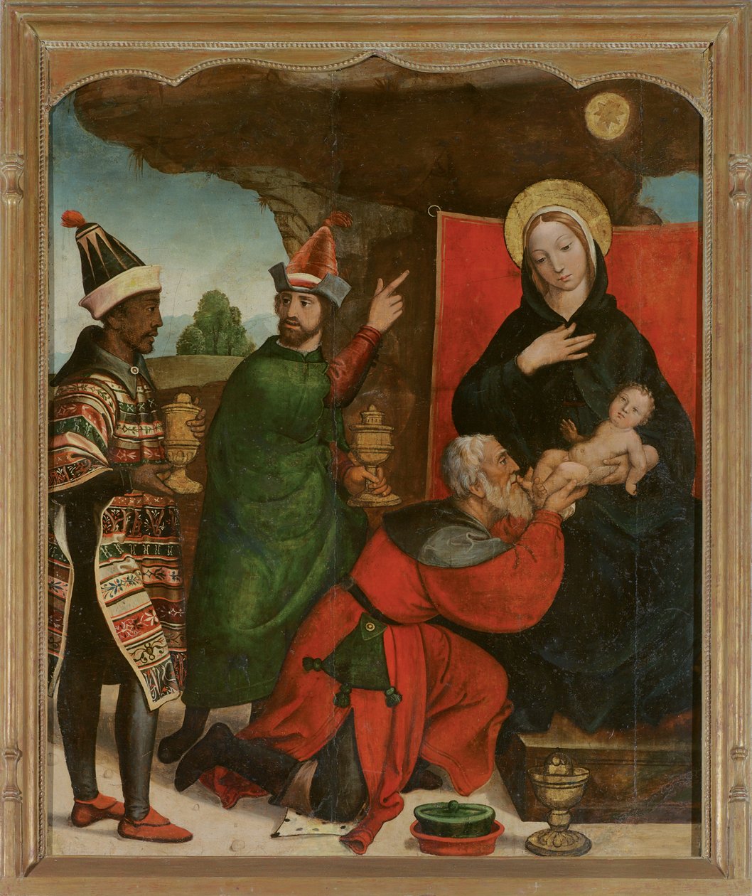 Pokłon Trzech Króli autorstwa Francisco de Comontes