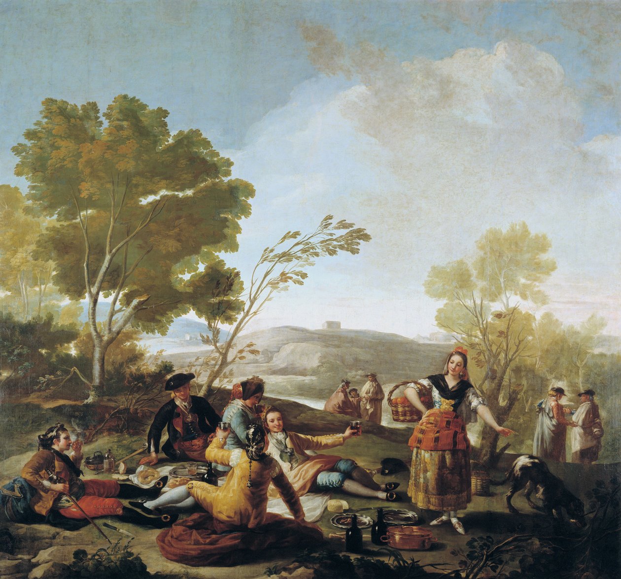 Piknik, 1776 autorstwa Francisco de Goya
