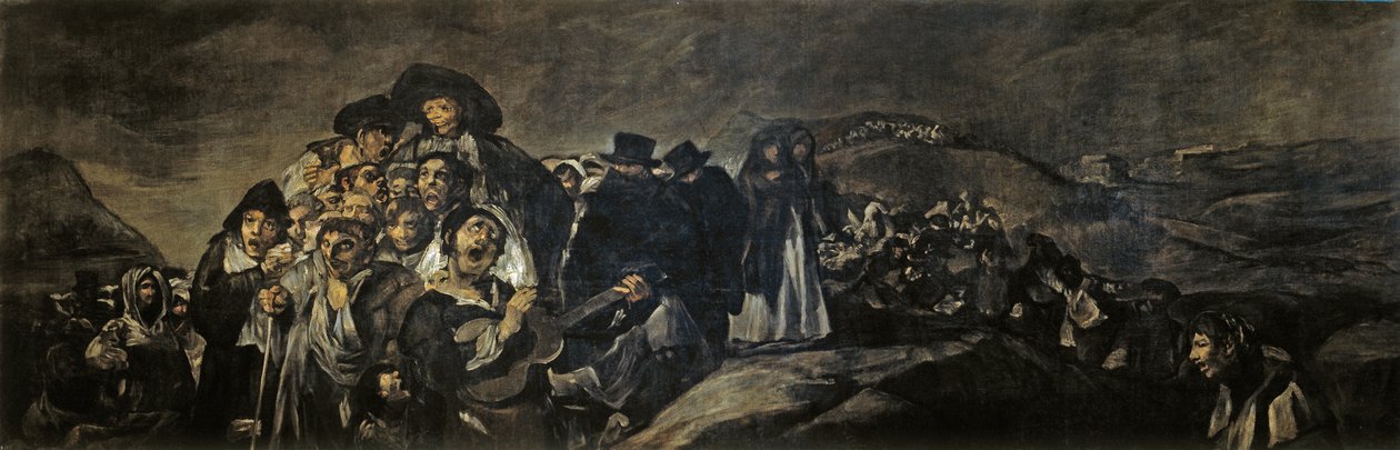 Pielgrzymka do San Isidro autorstwa Francisco de Goya