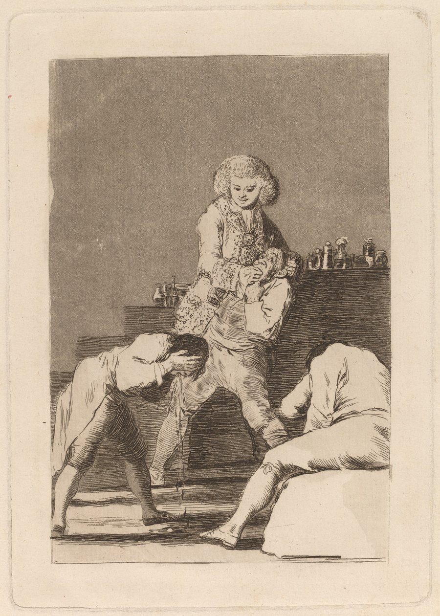 Al Conde Palatino (Do hrabiego Palatyna) autorstwa Francisco de Goya