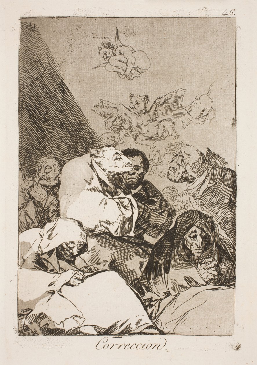 Gniew autorstwa Francisco de Goya