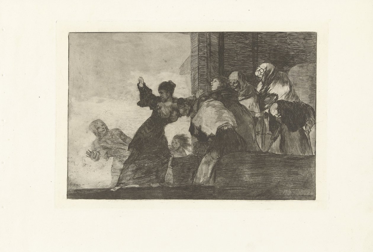 biedna głupota różne pobre Los Disparates (The Follies) (tytuł serii) Los Proverbios (Przysłowia) (tytuł serii) autorstwa Francisco de Goya
